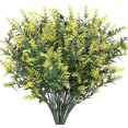 thumbnail image 1 of Artificial Lavender Flowers Plants 6 Pieces, Lifelike UV Resistant Fake Shrubs Greenery Bushes Bouqu, 1 of 5