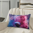 thumbnail image 5 of Sikiie Color Explosion Makeup Brush Print Plush Pillow Cover, Wrinkle-proof and Stain-resistant Pillow Protector without Pillow Core, Home Decoration-20"x30", 5 of 6