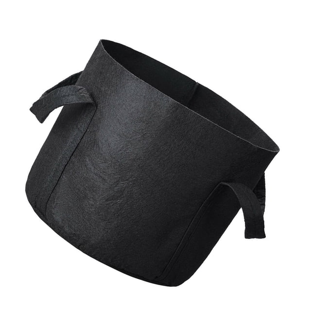 ADDHAT 5Ud Maceta Redonda De Fieltro Reutilizable Para Cultivo De Plantas Y Vegetales