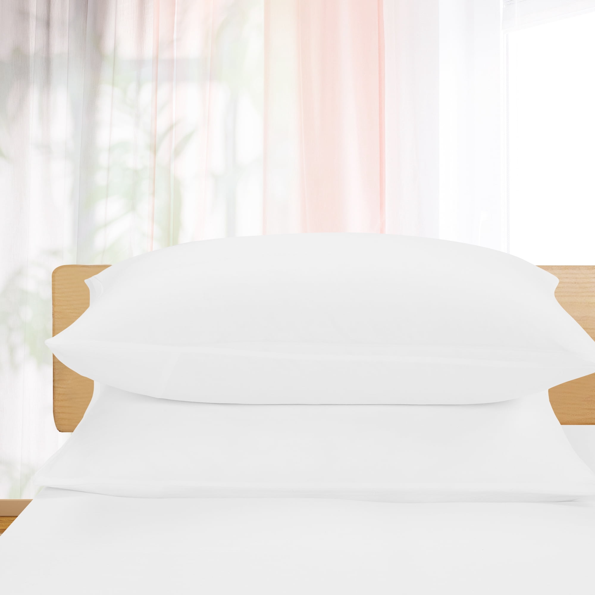 Unique Bargains 100% Microfiber Soft 3 Pieces Duvet Cover Set King White