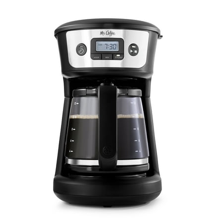 Mr. Coffee® 12-Cup Programmable Coffee Maker with Strong Brew Selector  Stainless Steel