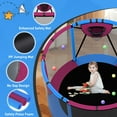 thumbnail image 3 of CITYLE Trampoline for Kids 600LBS 5.5FT Toddler Trampoline Indoor Outdoor with Basketball Hoop, Swing, Adjustable Bar, 66'' Mini Small Trampoline with Enclosure, Gifts for Toddlers, Boys & Girls, 3 of 7