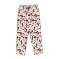 thumbnail image 4 of Naloa Mushroom Print Women’s Ultra-Soft Comfy Pajama Lounge Pants with Pockets & Drawstring, 4 of 8