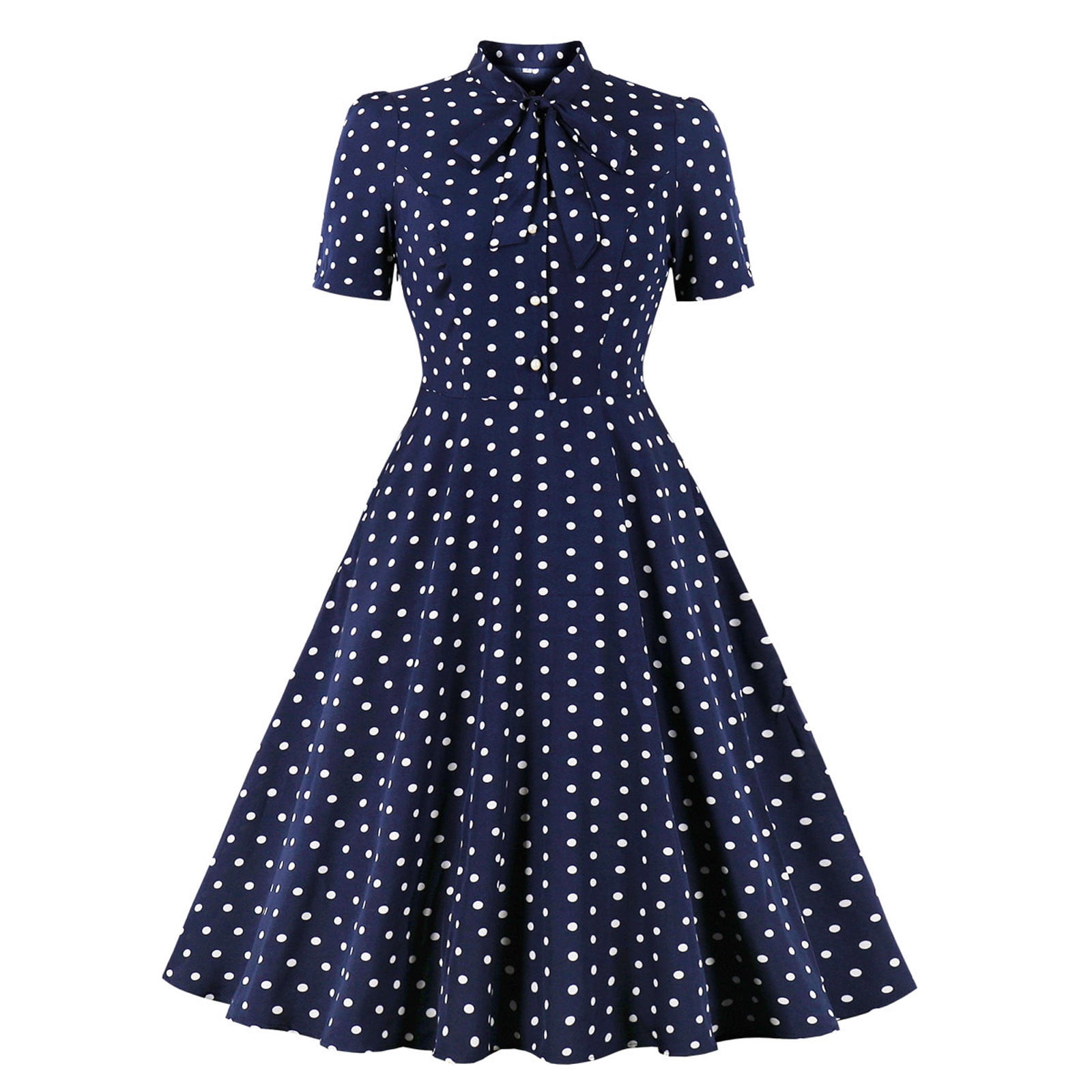 TANGON Fashion Women'S Elegant Sexy Casual Striped Print Party Dress Long  Dress Navy 4(S) - Walmart.com