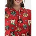 thumbnail image 4 of No Boundaries Plush Christmas Pullover Hoodie, Women's, 4 of 5
