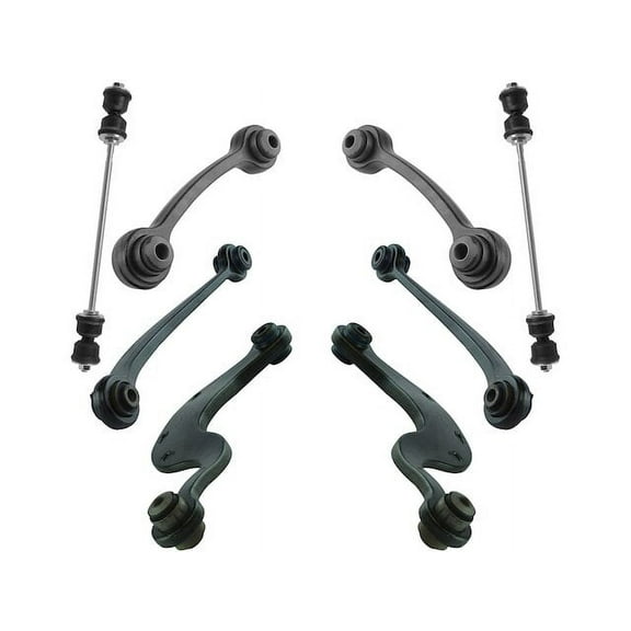Rear Control Arm and Sway Bar End Link Kit 8 Piece - Compatible with 2009 - 2017 Chevy Traverse 2010 2011 2012 2013 2014 2015 2016
