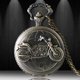 thumbnail image 4 of Reloj de bolsillo, reloj vintage colgante de reloj de bolsillo de cuarzo de metal creativo, 4 of 5