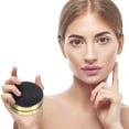 thumbnail image 4 of Black Round Plastic Makeup Case with Mirror for Cream Storage Travel Size, 4 of 8