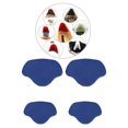 thumbnail image 2 of fastboy Semelles de Talon pour Réparation de Talon pour Hommes et Femmes Talons Hauts Bleus, 2 of 9