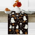 thumbnail image 3 of Camino de mesa de Halloween, esqueleto fantasma, calabazas espeluznantes, arpillera, corredores de Halloween, casa de vacaciones, cocina, mesa de comedor, fiesta, decoración interior y exterior, 3 of 5