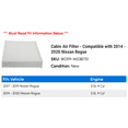 thumbnail image 2 of Cabin Air Filter - Compatible with 2014 - 2020 Nissan Rogue 2015 2016 2017 2018 2019, 2 of 2