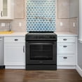 thumbnail image 2 of Cosmo 30 in. Stellar Collection 4.9 cu. ft. Electric Range, 4 Burners, Convection Oven in Matte Black, 2 of 12