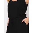 thumbnail image 5 of FashionMille Women's Casual Sleeveless Soft French Terry Casual Stretchy Summer Tank Long Romper Jumpsuit, 5 of 5