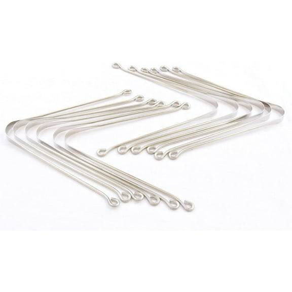 HealthGoodsIn - High Grade Stainless Steel Tongue Cleaner Set of 12