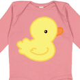 thumbnail image 4 of Inktastic Yellow Baby Duck Boys or Girls Long Sleeve Baby Bodysuit, 4 of 5