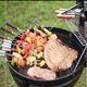 thumbnail image 2 of 44,5 cm grillgaller i rostfritt stål för grillgrillar för kolgrillar som Weber, kolgrillar och keramiska grillar, 2 of 5