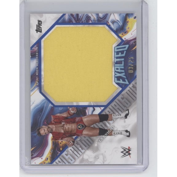 2025 Topps Exalted WWE Mega Materials LA Knight #MM-LA /25 Event-Worn Memorabilia SmackDown WWE Wrestling Trading Card