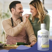 Medtrition HyFiber Daily Liquid Fiber for Regularity and Soft Stools, 12 Grams Soluble Fiber, 32 fl oz 4 pack