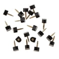 thumbnail image 5 of 10 Pairs of Black Rubber High Tips Replacement, Stiletto s Repair Dowel Lifts, 9mm, 5 of 9