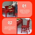 thumbnail image 4 of Shisuyan 1 Set of Playhouse Decors Mini Desk Chair Set Simulated Furniture Decors, 4 of 8
