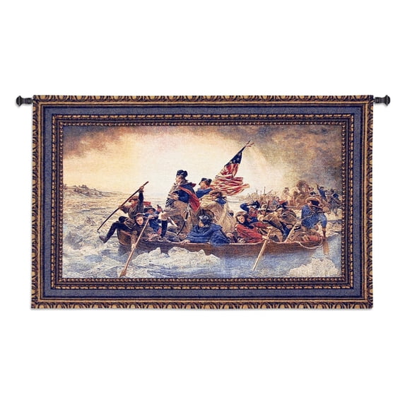 Fine Art Tapestries Washington Crossing the Delaware Wall Tapestry