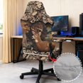 thumbnail image 5 of KUIFORTI Deer Head Gaming Chair Seat Cover Gamer Chair Cover with Armrest Cover Dust Protection Comfortable Anti Scratch Pet Resistant Guard for Office Computer Racing Seats, 5 of 7