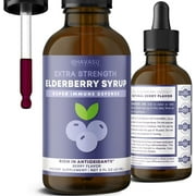 Havasu Nutrition Organic Elderberry Syrup Rich in Antioxidants for Immune Support; 2 Ounces
