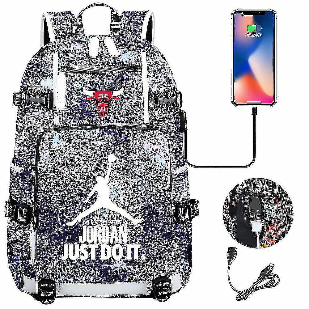 Sac d Ecole de Mode Jordan Sac de Voyage pour Jeunes Usb de Charge Sac Multifonctions Walmart