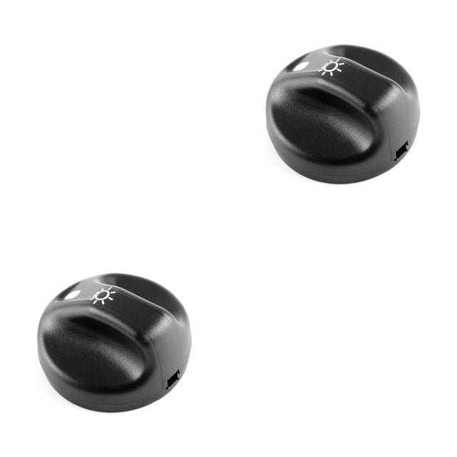 stanreset For Ford F150-F450 Headlight Switch Knob Automotive Front Light Control Knob Auto Parts 3L3Z11661AA 2Set