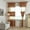Coffee, variant on HDWUEN Striped Curtain Half-Blackout, Bedroom Living Room Curtains Drapes, 39.37" X 106.29"