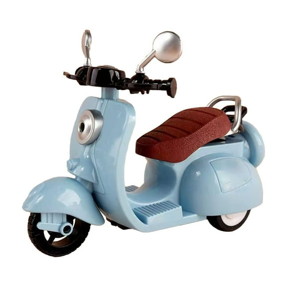 Miniature Stunt Motorcycle Toy Car Rotation Swing Doll Accessories Pet Electric Motorcycle Model Dolls & Accessories