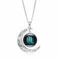 thumbnail image 1 of Collar de astrología para mujer | Colgante del zodiaco, regalo para esposa, novia o mamá | Colgante de aleación de cristal de 0,8 x 3,6 cm con cadena de 45 cm | Ideal para cumpleaños, Navidad, aniver, 1 of 1