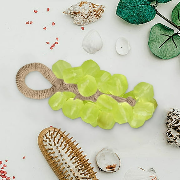 Kokovifyves Grape Soap Grape Knot Soap Handmade Soaps in Grape Shape Natural Cold Process for Body Shower and Facial Cleansing