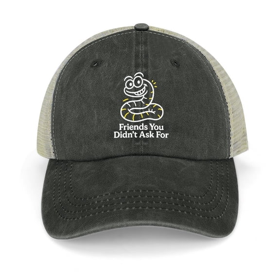 Know Your Parasites Black Trucker Hat for Men Women, Adjustable Mesh Back Baseball Cap