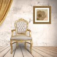 thumbnail image 3 of Allen, Kimberly 15x15 Gold Ornate Wood Framed with Double Matting Museum Art Print Titled - Newspaper Floral 2, 3 of 4