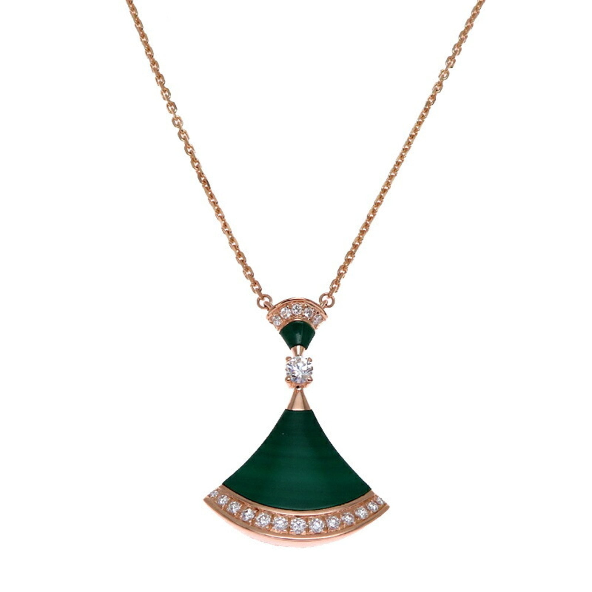 Pre-Owned Bvlgari Diva's Dream Women's Necklace 351143 750 Pink Gold (Good)