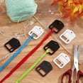 thumbnail image 6 of 24pcs Acrylic Floss Drops Black White Embroidery Thread Chip Organizers Rectangle Shape Slim Floss Bobbins Cross Stitch Thread Bobbins for Cross Stitch Sewing Thread Storage, 6 of 9