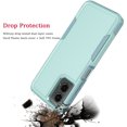 thumbnail image 5 of For Moto G 5G 2024 Case ,Sturdy Phone Case for Motorola Moto G 5G 2024, Tekcoo Shockproof Protection Heavy Duty Armor Hard Plastic & Rubber Rugged Bumper 2-in-1 Case Cover -Mint, 5 of 10