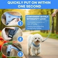 thumbnail image 2 of Dog Harness And Leash Set,Breathable No-Pull Dog Harness With Reflective Leash Set,Soft Cationic Mesh Vest For Small Dogs, Easy On/Off, Adjustable Fit,All-Season,Chest Circumference 34-42/ 5-8 Pounds, 2 of 7
