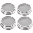 thumbnail image 1 of 4-pack Stainless Steel Sprout Jar Lid Kit Mason Jar Making, 1 of 5