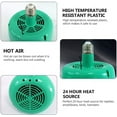 thumbnail image 3 of Fireproof Coop Heater, Quality Material High Temperature Resistant Timing Chicken Coop Heater Lamps for Safe to Use in Various Conditions, Providing Evenly Temperature for Healthy Chick Growth (Green), 3 of 5
