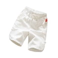 thumbnail image 2 of Pantalones cortos de verano para hombre, tallas grandes, ropa exterior, pantalones casuales de verano para niños, pantalones de playa de lino y algodón, ropa para hombre, 2 of 5