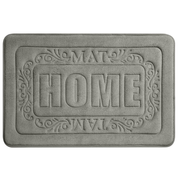 Yhmxh Alfombrillas de baño para baño Alfombrilla absorbente para baño, lavable, suave, cómoda y de rápida absorción de agua, lo que garantiza estabilidad y un agarre antideslizante.
