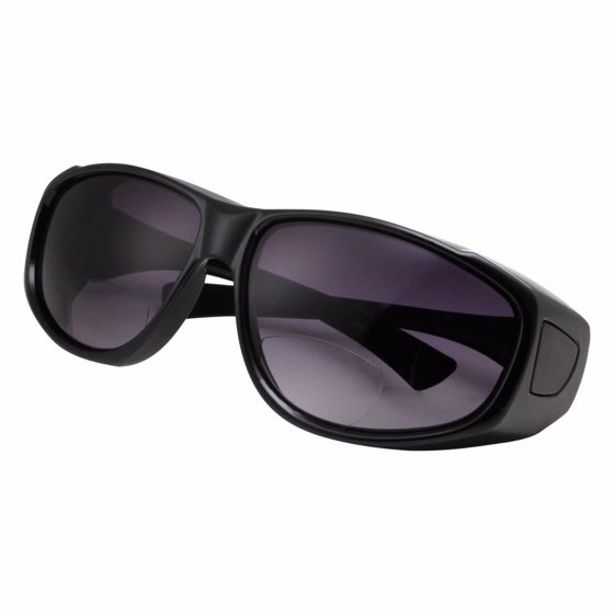 Skylark 2 PACK Bifocal Cover Over Sunglasses Wear Rx Glass fit