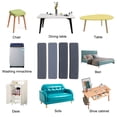 thumbnail image 3 of 8 Pcs Self-Stick Furniture Slider Furniture Moving Pad Adhesive Furniture Movers, 3 of 6