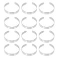 thumbnail image 1 of 10Pcs Curved Bracelet Blank Cuff Blank Bangle for Stamping Engraving Customizing, 1 of 3