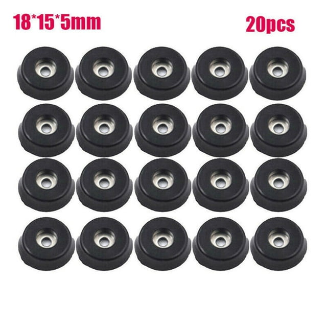 20Pcs Rubber Table Chair Furniture Feet Leg Pads Tile Floor Protectors