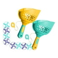 thumbnail image 3 of Juguete de lanzamiento de Platillo volador Sunnimix Juguete volador ligero y azul y amarillo, 3 of 8