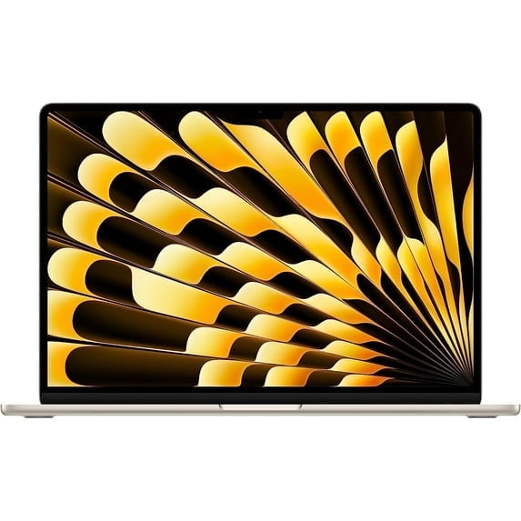 Restored 2023 Apple 15-Inch MacBook Air Laptop: Apple M2 Chip with 8-core CPU and 10-core GPU, 8GB RAM, 256GB SSD Storage - Starlight