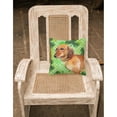 thumbnail image 2 of Carolines Treasures BB9826PW1818 Dachshund St Patricks Fabric Decorative Pillow  18H x18W multicolor, 2 of 2